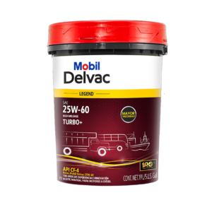 MOBIL DELVAC LEGEND TURBO+ HIGH MILEAGE API CF-4 25W60 - 5GL 20Lt.