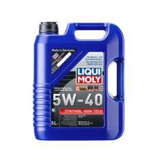 LIQUI MOLY SYNTHOIL HIGH TECH 5W40 - Aceite de Motor - Galón 5Lt.