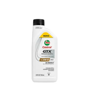 CASTROL GTX 20W50 - TECNOLOGÍA SINTÉTICA - QT 946ml