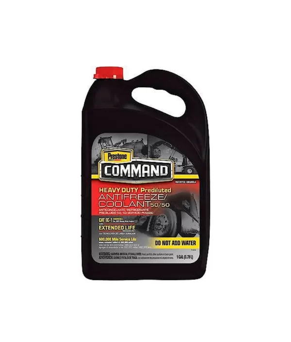 PRESTONE COMMAND RED HEAVY DUTY ANTIFREEZE + COOLANT 50/50 - Listo para usar - Imagen 2