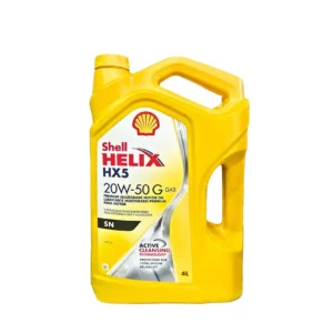 SHELL HELIX HX5 SAE 20W50 GAS - Aceite Mineral - Galón 4Lt.