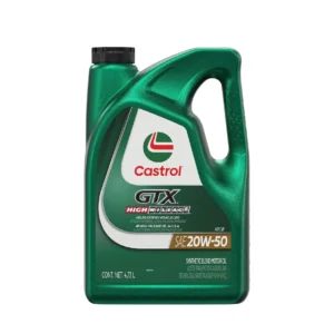 CASTROL GTX 20W50 HIGH MILEAGE – ACEITE SEMI SINTÉTICO - Galón 5Lt.
