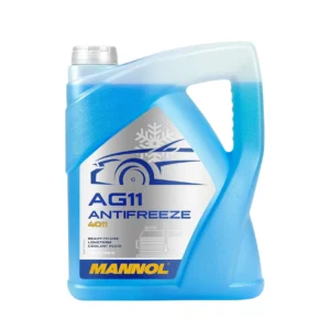 MANNOL ANTICONGELANTE AG11 (G11) LONGTERM 4011 - Refrigerante 50/50, azul - Galón 5Lt.