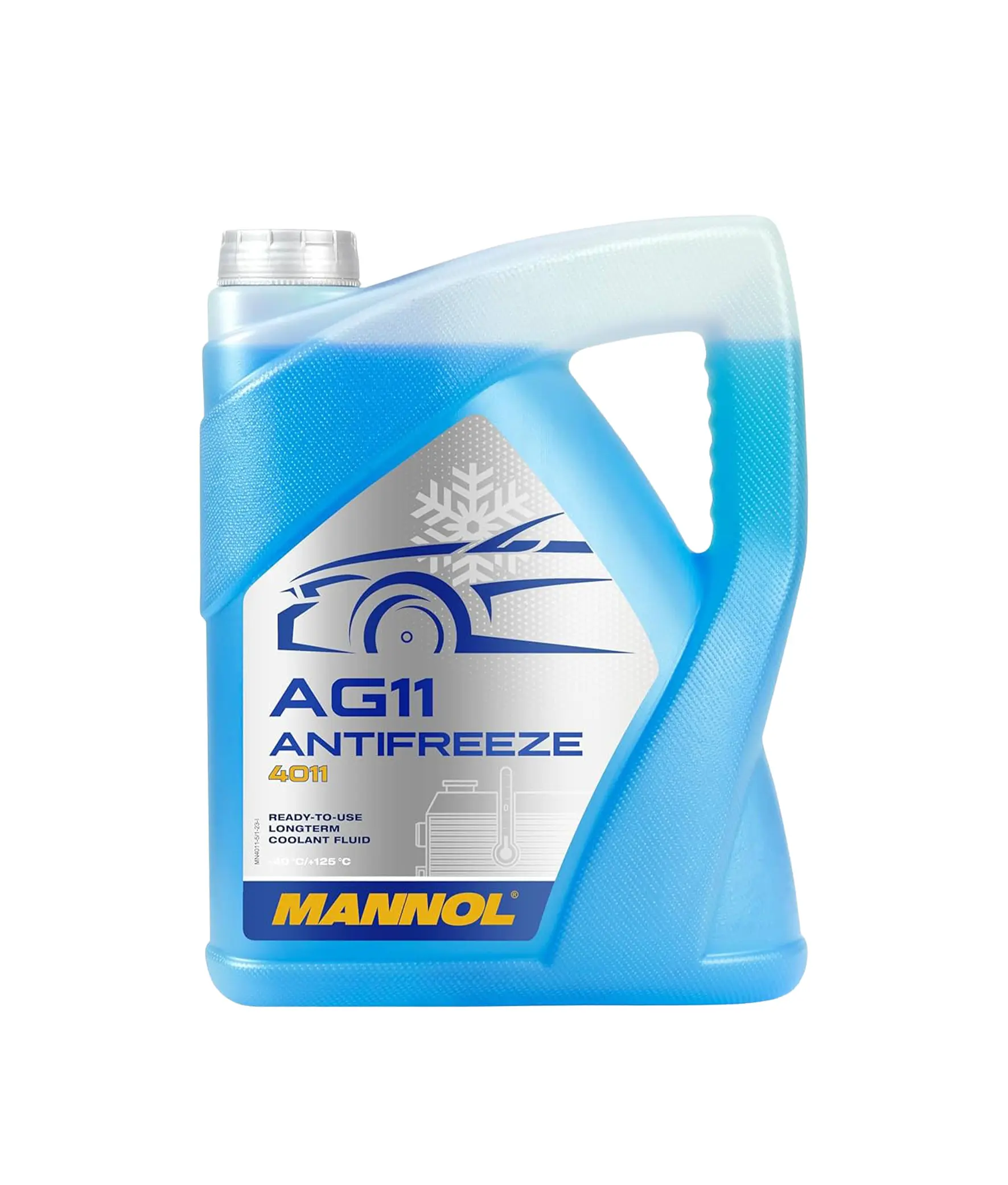 MANNOL ANTICONGELANTE AG11 (G11) LONGTERM 4011 - Refrigerante 50/50, azul