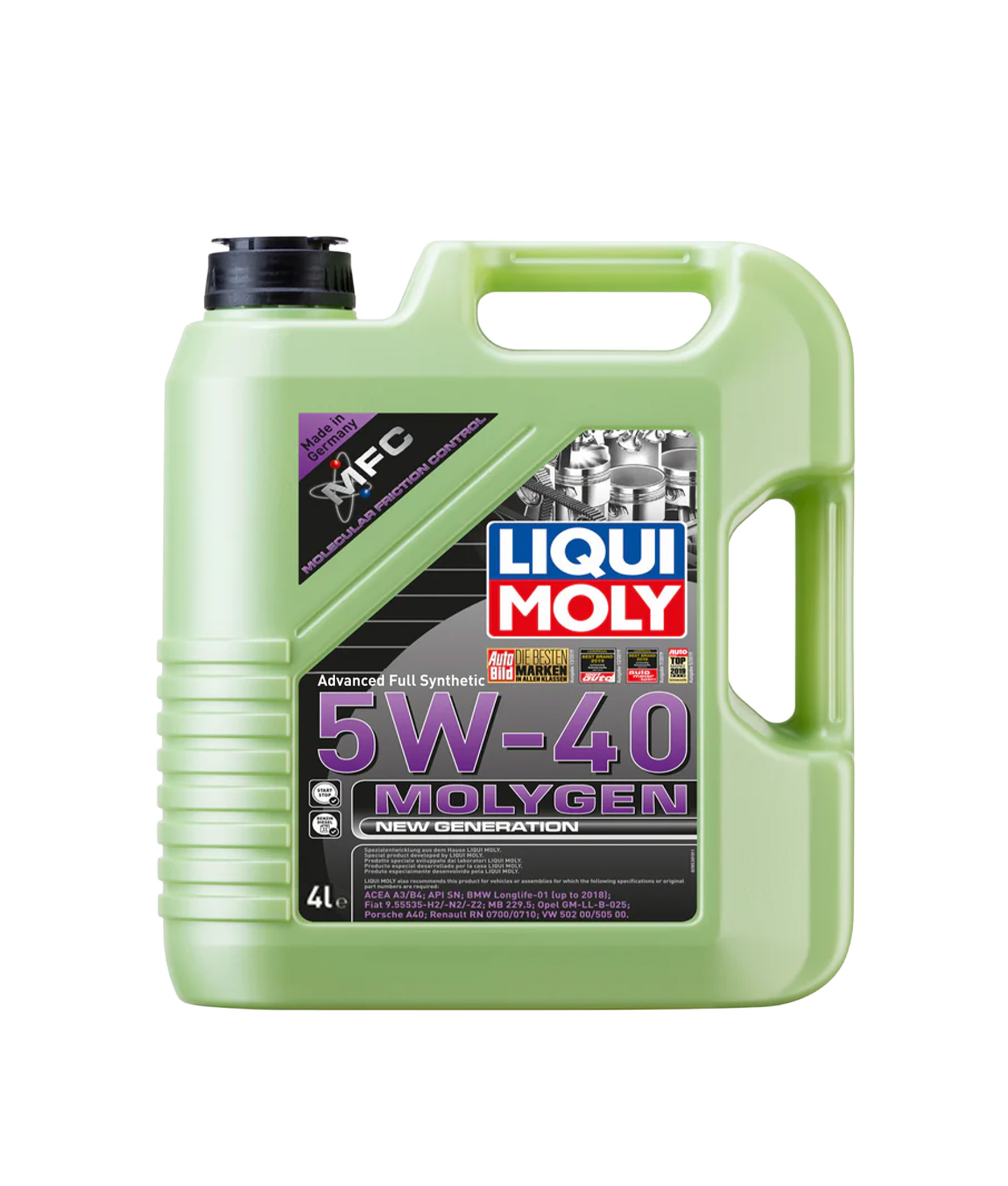 LIQUI MOLY MOLYGEN NEW GENERATION 5W40 - Aceite de Motor
