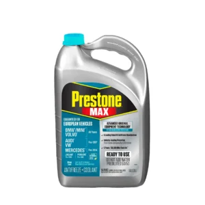 PRESTONE EUROPEAN VEHICLES 50/50 – VERDE AZULADO | ANTIFREEZE + COOLANT - Galón 3.78Lt.